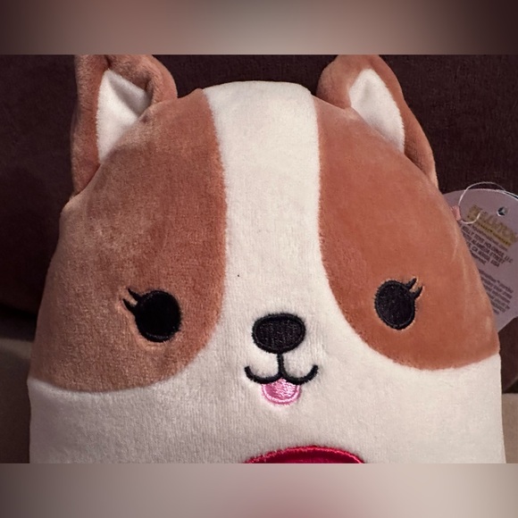 Kellytoy Regina the Corgi Dog Squishmallow Bestie Squad Plush Stuffed Toy 8” - Picture 3 of 15